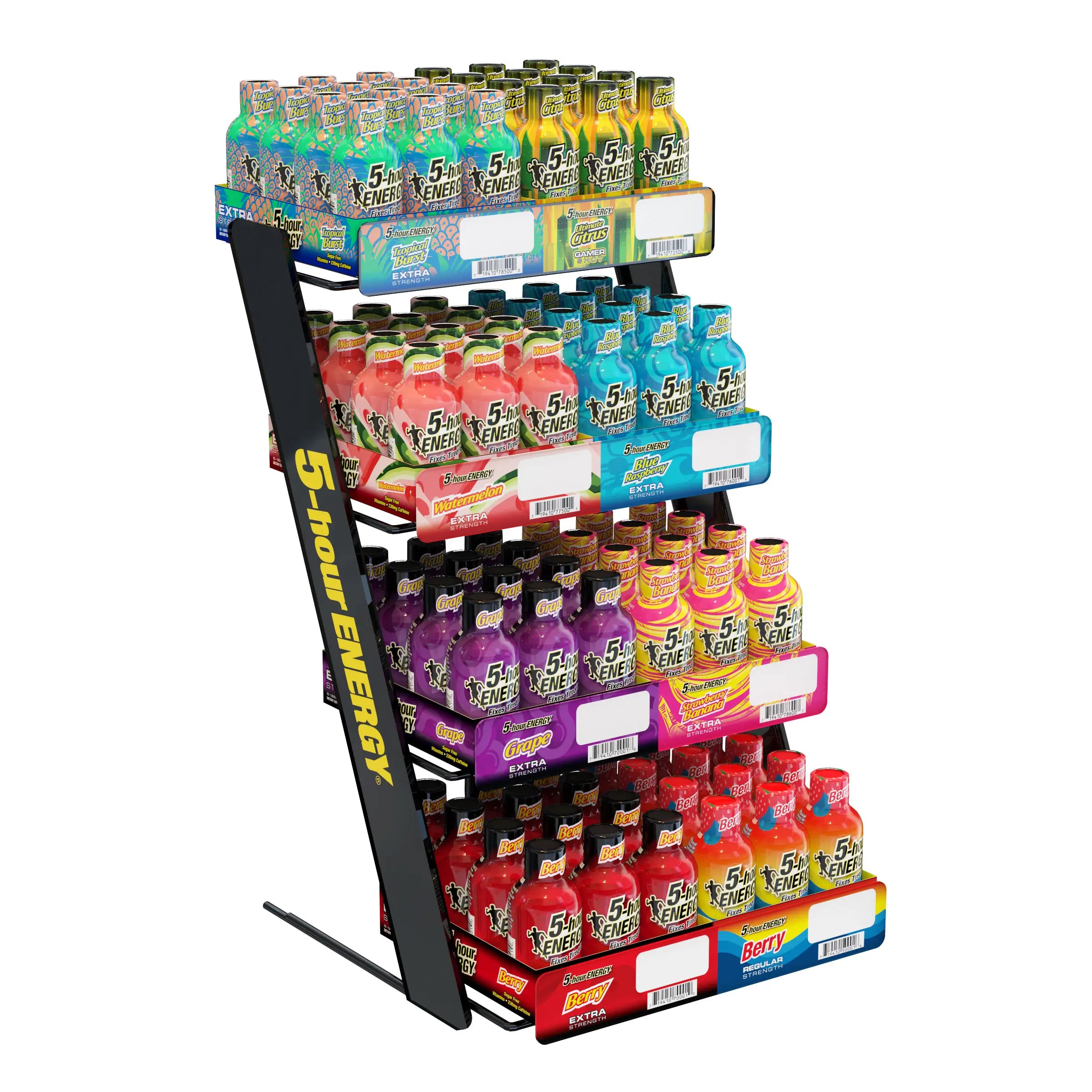 5-hour ENERGY® 8-Box 4 Tier Mixed Rack