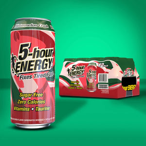 Watermelon Crush Flavor Extra Strength 5-hour ENERGY Drink 12-pack