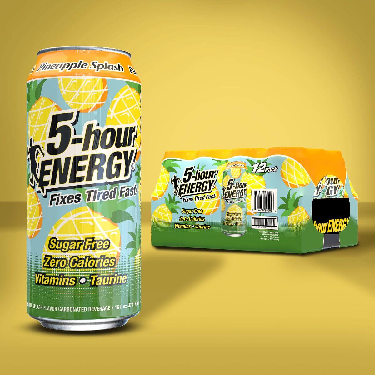 Pineapple Splash Flavor Extra Strength 5-hour ENERGY Drink 12-pack – 5