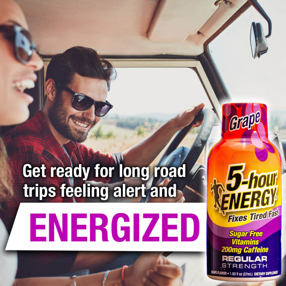 Grape Flavor Regular Strength 5-hour ENERGY Shots – 5-hour Energy