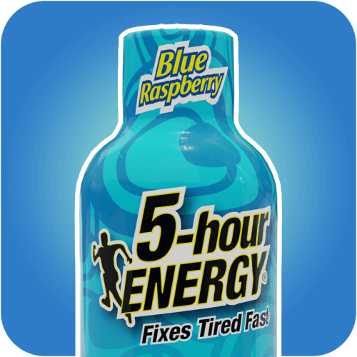 Blue Raspberry Flavor Extra Strength 5-hour ENERGY Shots