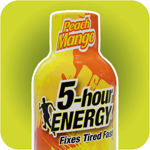 Peach Mango Flavor Extra Strength 5-hour ENERGY Shots