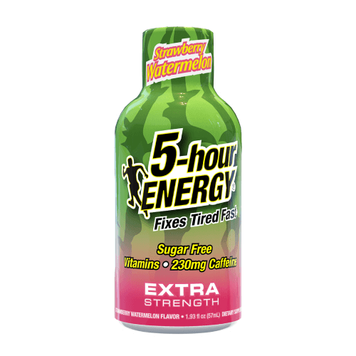 Strawberry Watermelon Flavor Extra Strength 5-hour ENERGY Shots