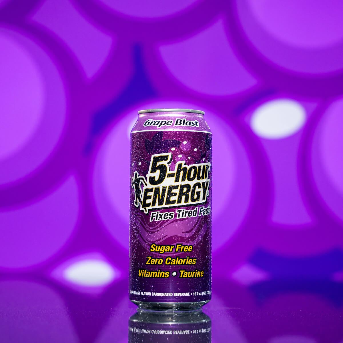 Individual can of 5-hour ENERGY Grape Blast