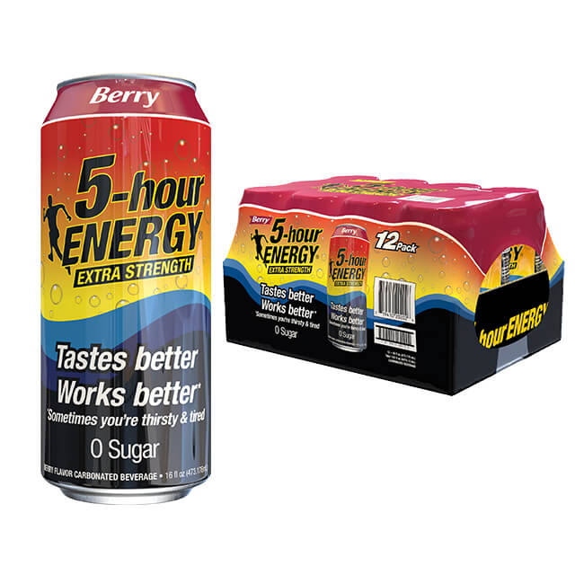 Berry Flavor Extra Strength 5-hour ENERGY Drink 12-pack – 5-hour