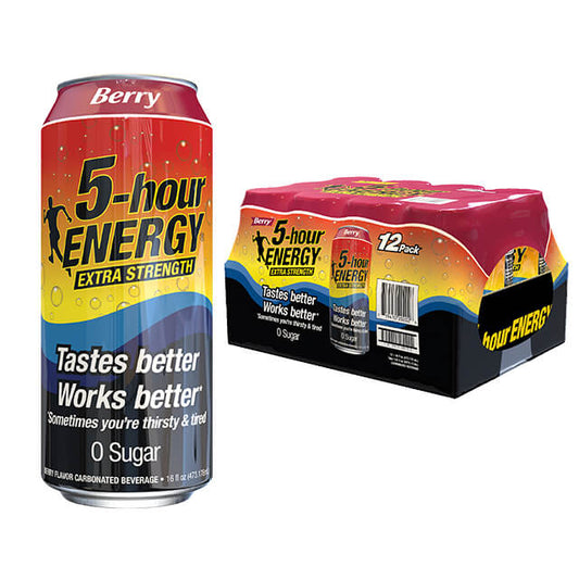 Berry Flavor Extra Strength 5-hour ENERGY Drink 12-pack
