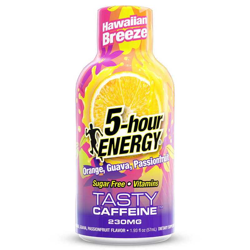 Hawaiian Breeze Flavor Extra Strength 5-hour ENERGY Shots