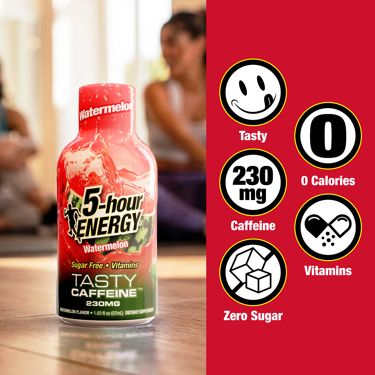 Watermelon Flavor Extra Strength 5-hour ENERGY Shots – 5-hour Energy