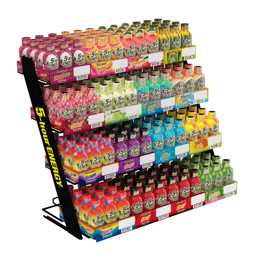 5-hour ENERGY® 16-Box 4 Tier Combo Rack – 5-hour Energy