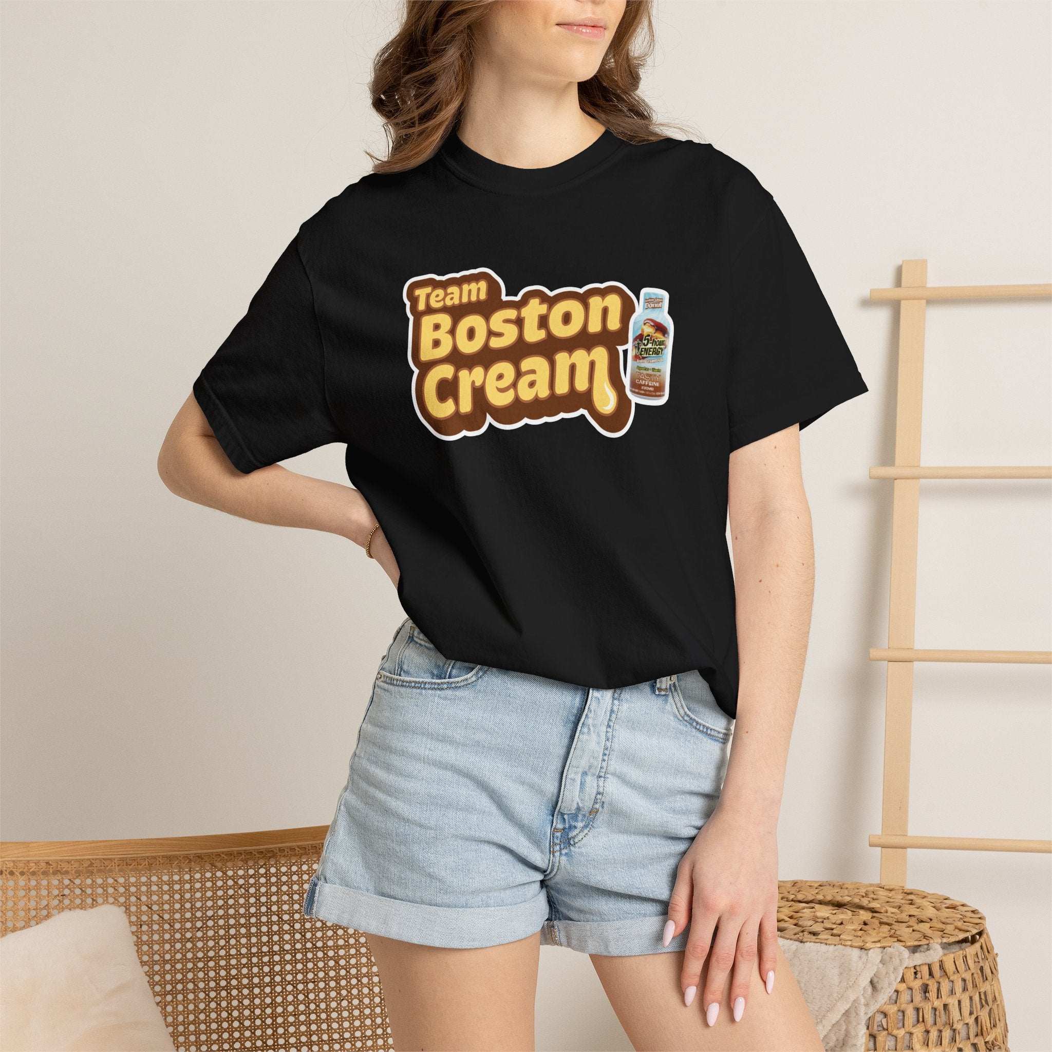 Team Boston Cream Donut Tshirt
