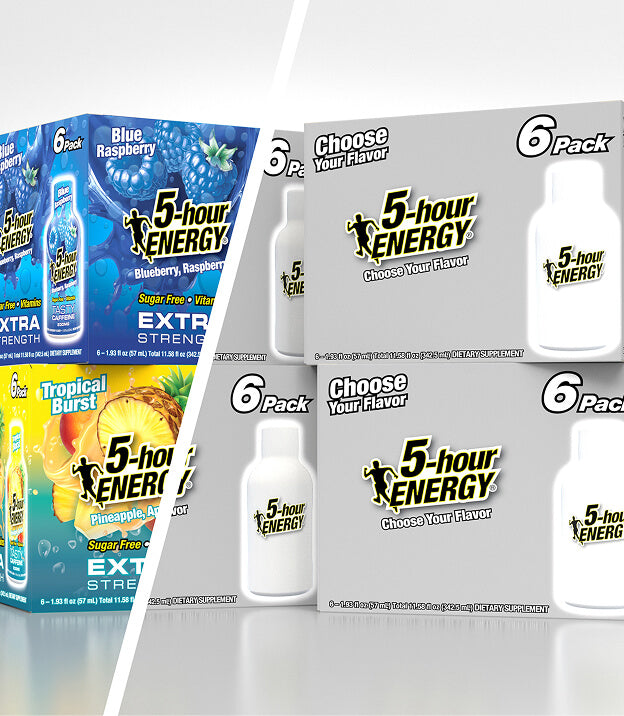 24 Pack up to 4 Flavors of 5 Hour Energy