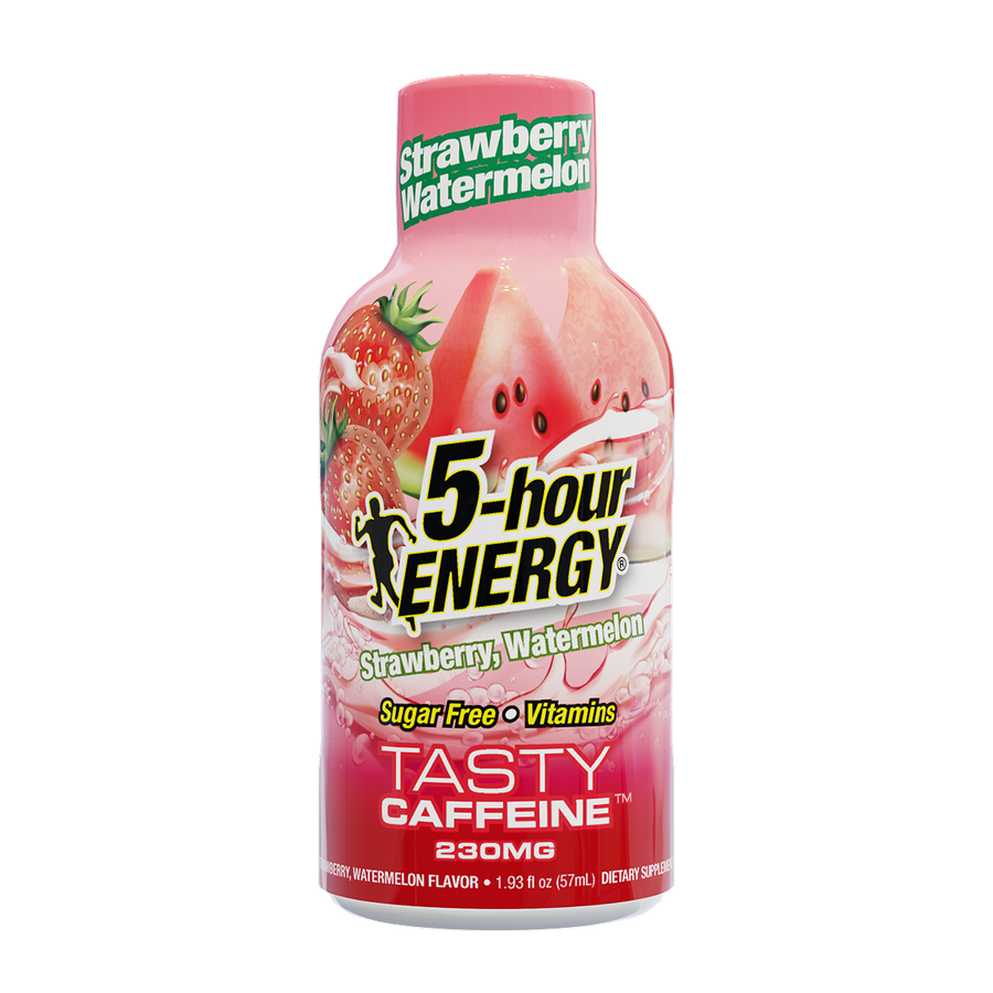 Strawberry Watermelon Flavor Extra Strength 5-hour ENERGY Shots