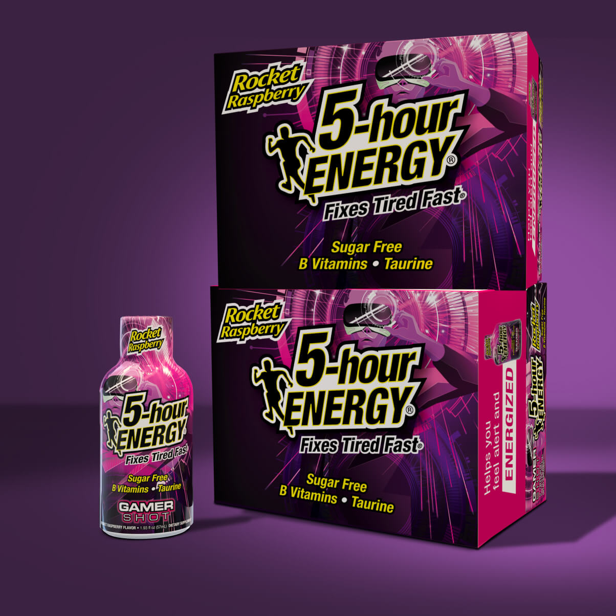 Rocket Raspberry Extra Strength 5-hour ENERGY Shots