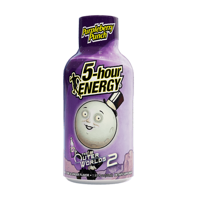 The Outer Worlds 2 Purpleberry Punch Extra Strength 5-hour ENERGY Shots