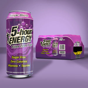 Grape Flavor Extra Strength 5-hour ENERGY Drink 12-pack