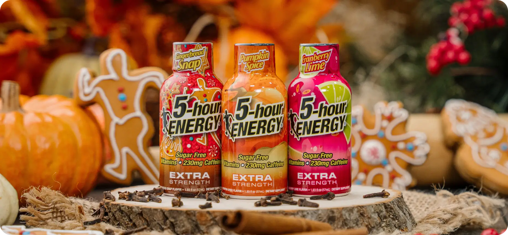 Gingerbread Snap Flavor Extra Strength 5-hour ENERGY Shots – 5 Gingerbread Snap Flavor Extra Strength 5-hour ENERGY Shots – 5