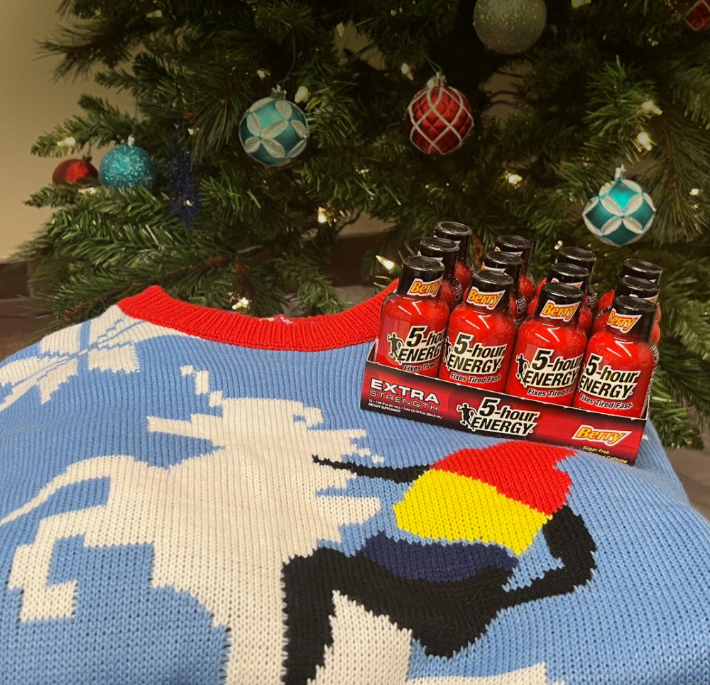 Ugly Sweater & 12pk Extra Strength Berry Bundle