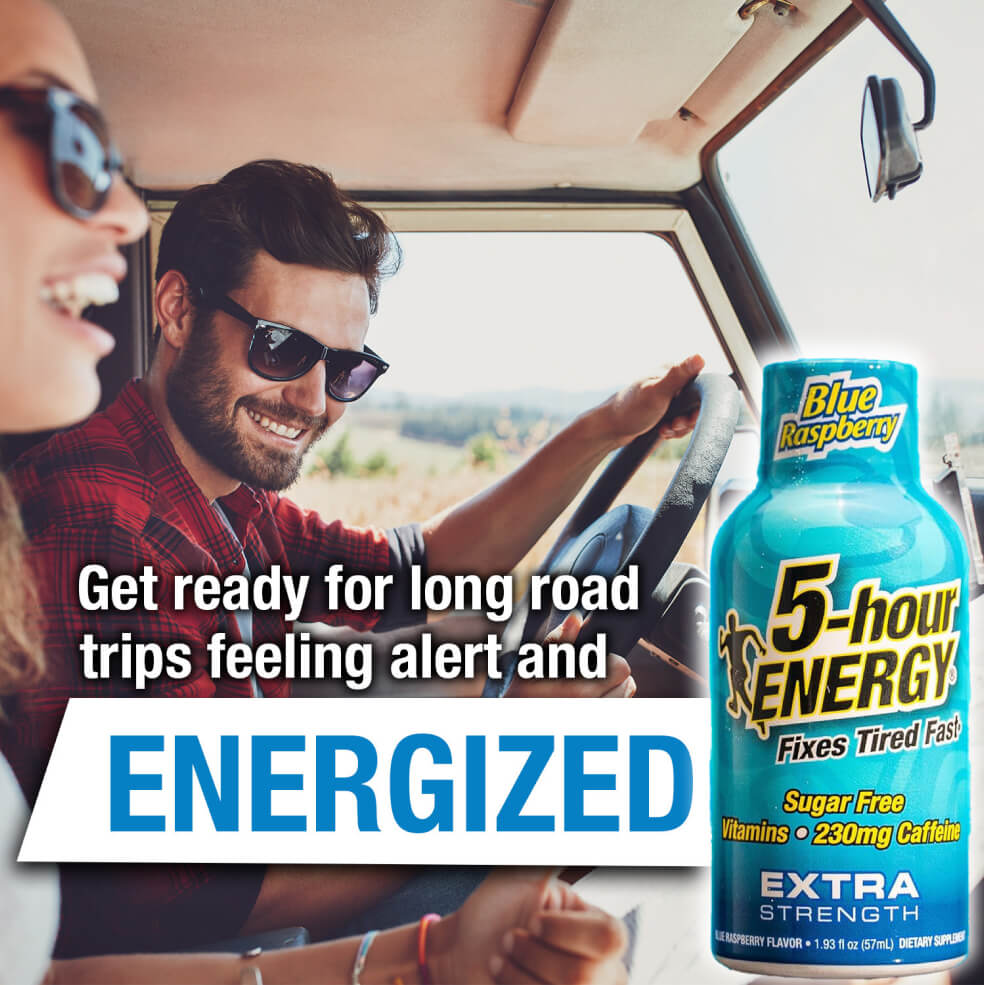 6-Pack Blue Raspberry Flavor Extra Strength 5-hour ENERGY Shots