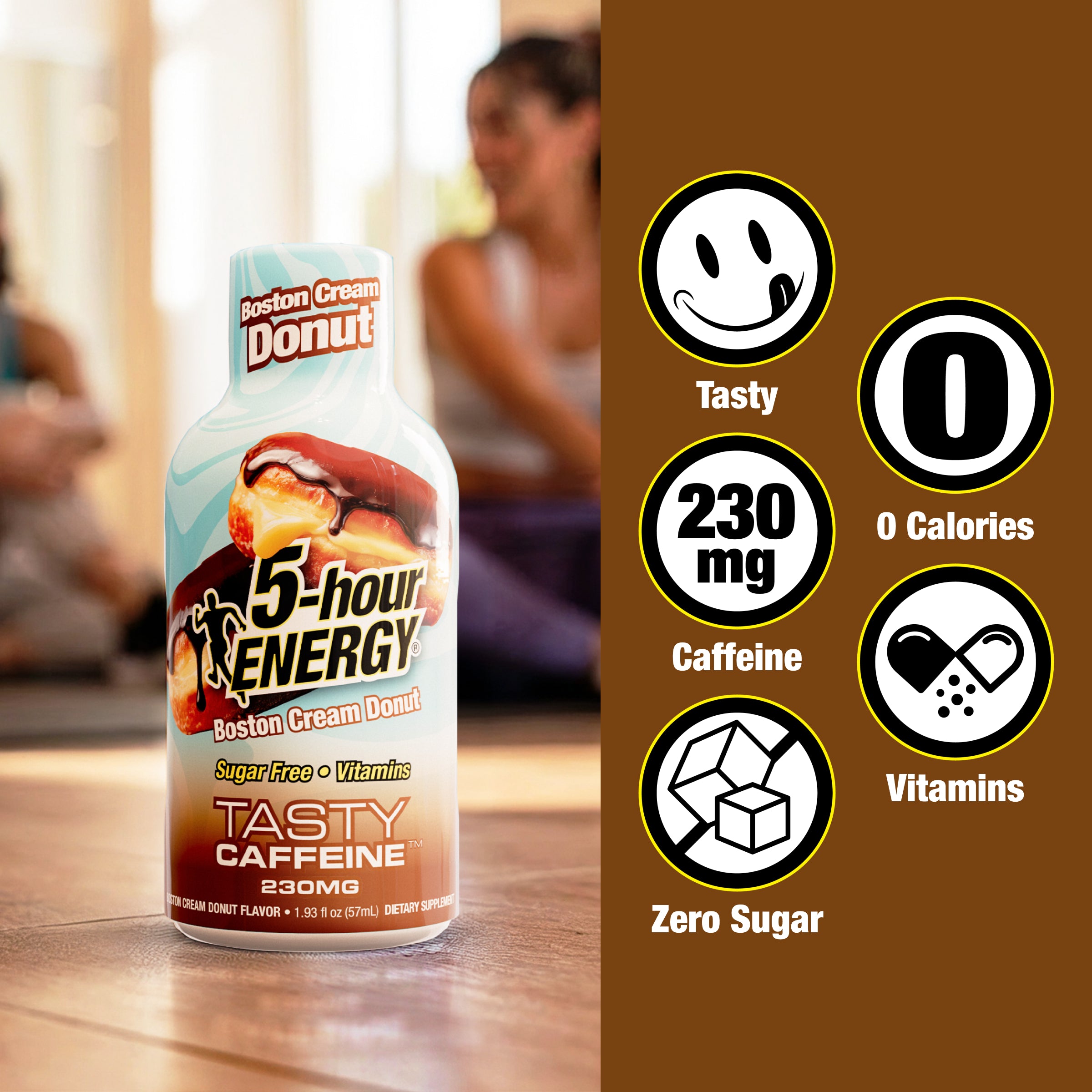 5-hour ENERGY Extra Strength Shots, Boston Cream Donut Flavor, 1.93 Fl Oz, 12 Pack