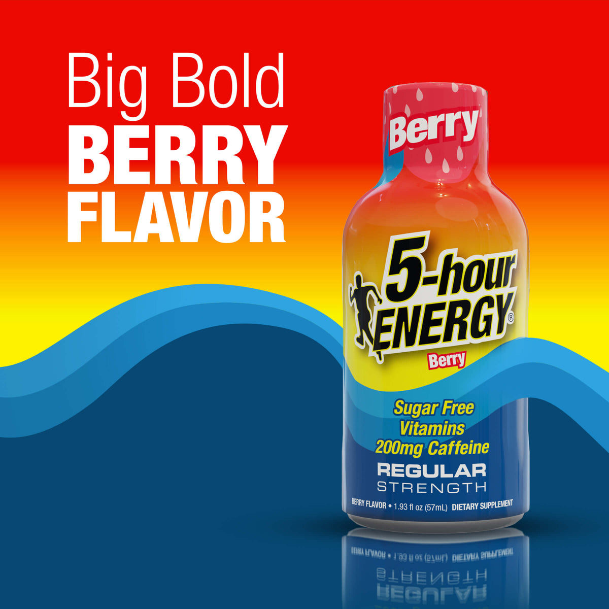 24 Pack 5-hour ENERGY Regular Strength Shots, Berry Flavor 1.93 Fl Oz