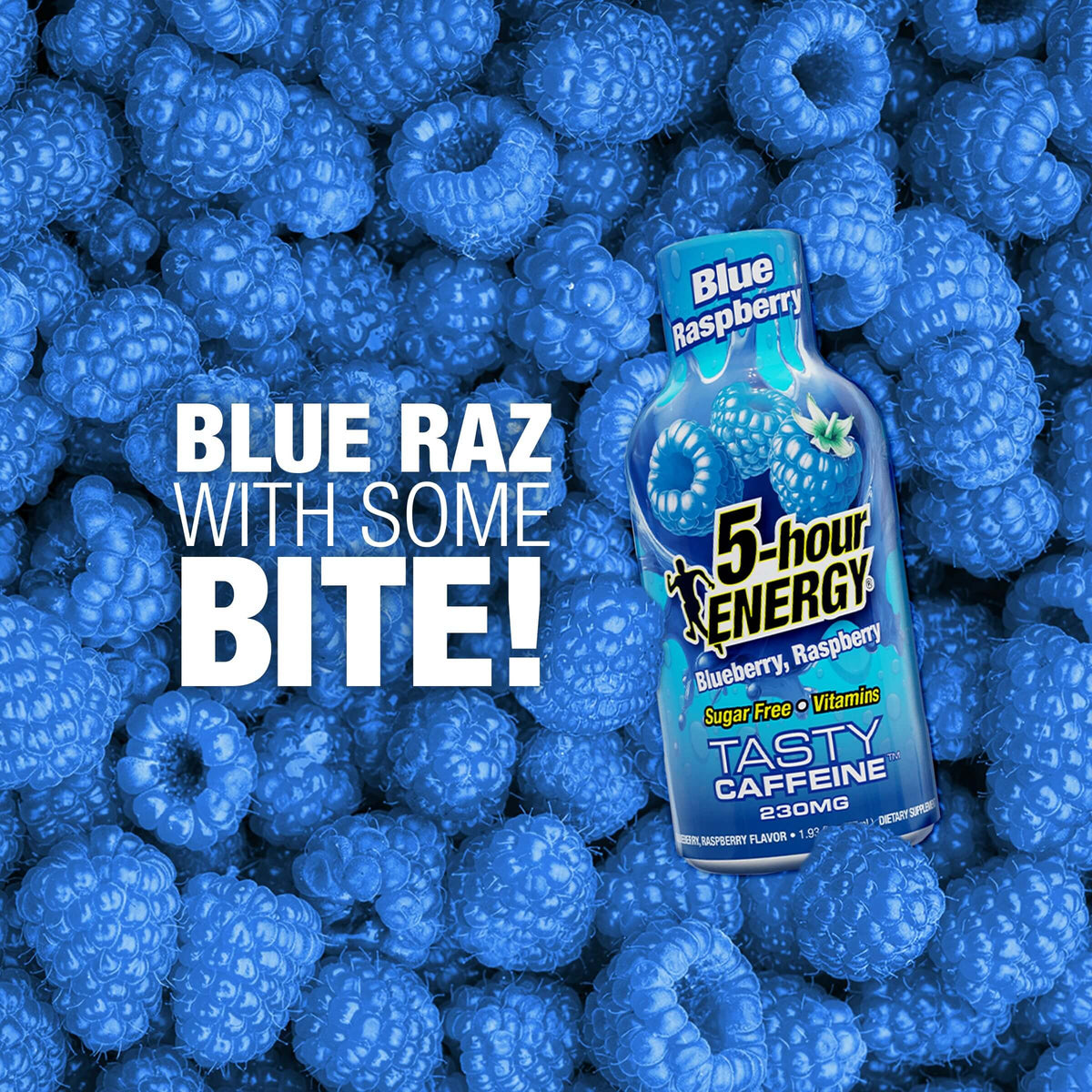 24 Pack 5-hour ENERGY Extra Strength Shots, Blue Raspberry Flavor Flavor, 1.93 Fl Oz