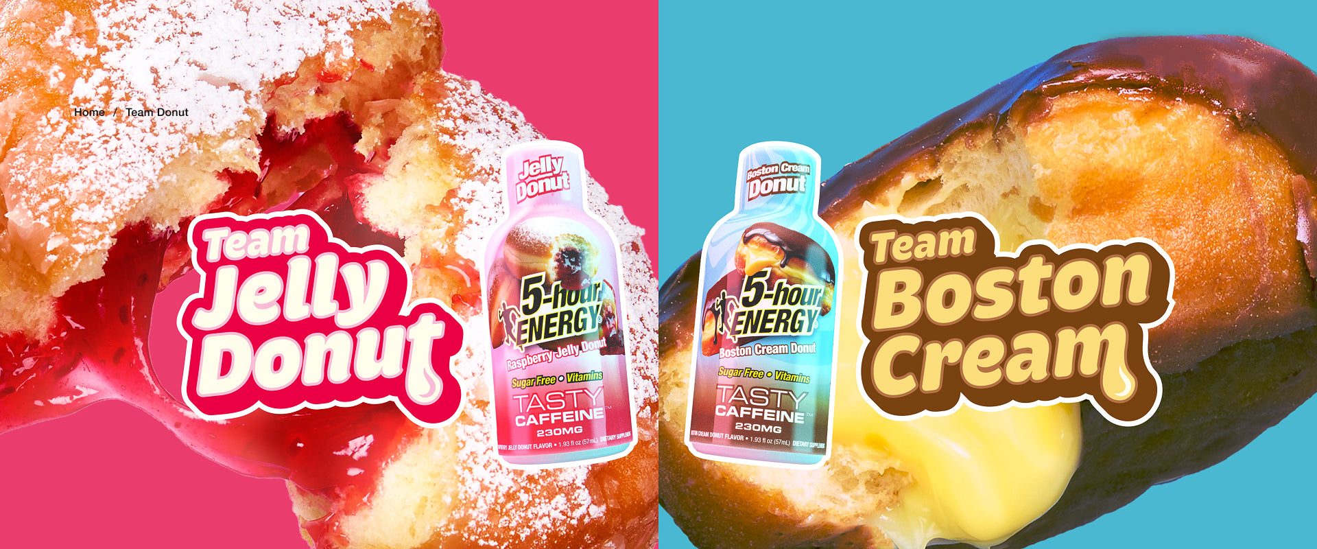 Team Jelly vs. Team Boston Cream
