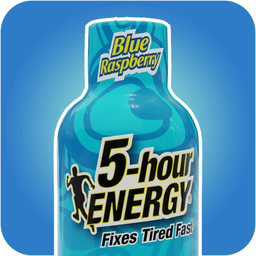 Blue Raspberry Flavor Extra Strength 5-hour ENERGY Shots – 5-hour Energy