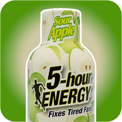 Sour Apple Flavor Extra Strength 5-hour ENERGY Shots