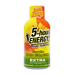 Peach Mango Flavor Extra Strength 5-hour ENERGY Shots