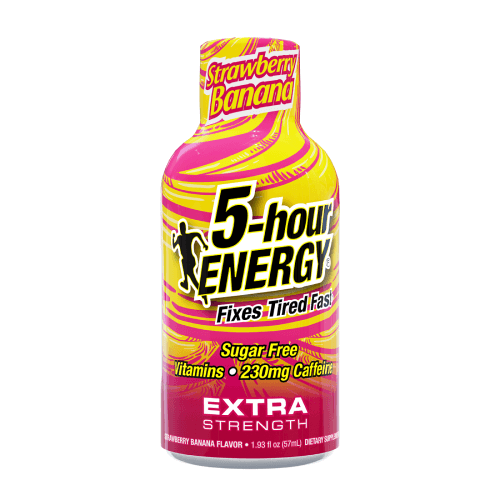 Strawberry Banana Flavor Extra Strength 5-hour ENERGY Shots