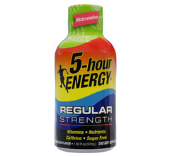 Watermelon Flavor Regular Strength 5-hour ENERGY Shots