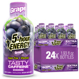 24 Pack 5-hour ENERGY Extra Strength Shots, Grape Flavor Flavor, 1.93 Fl Oz