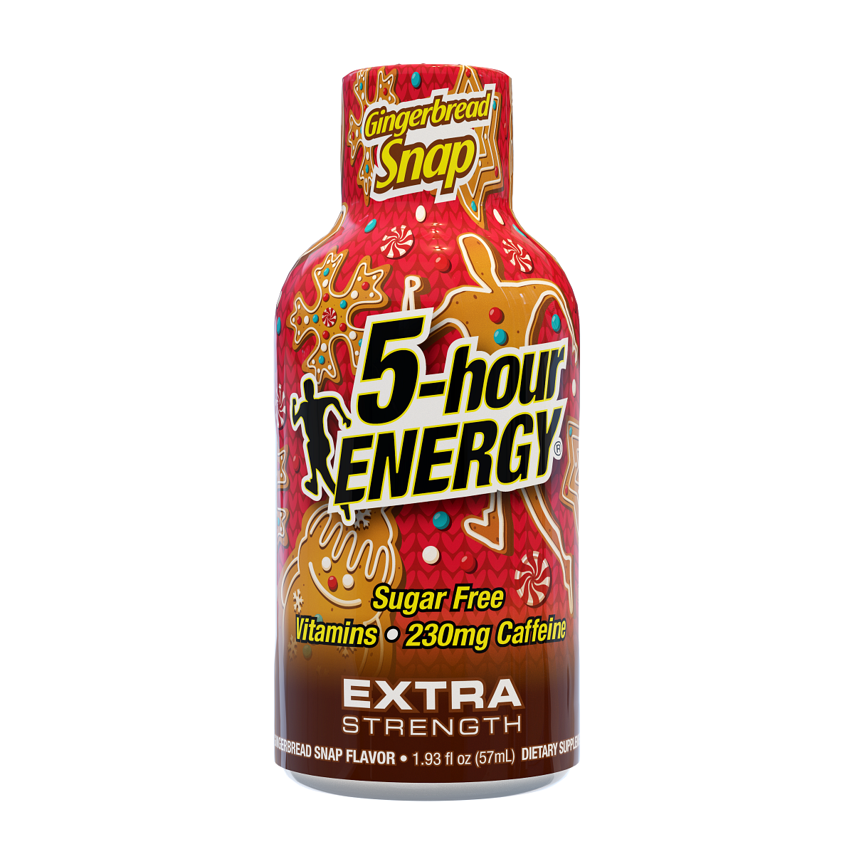 Gingerbread Snap Flavor Regular Strength 5-hour ENERGY Shots