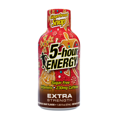 Gingerbread Snap Flavor Extra Strength 5-hour ENERGY Shots