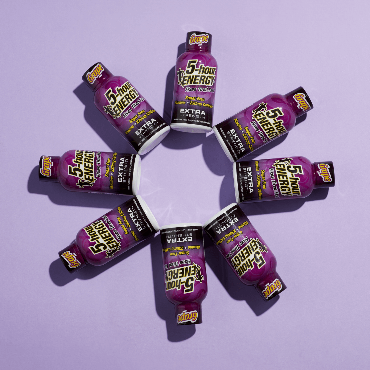 6 Pack Grape Flavor Extra Strength 5-hour ENERGY Shots