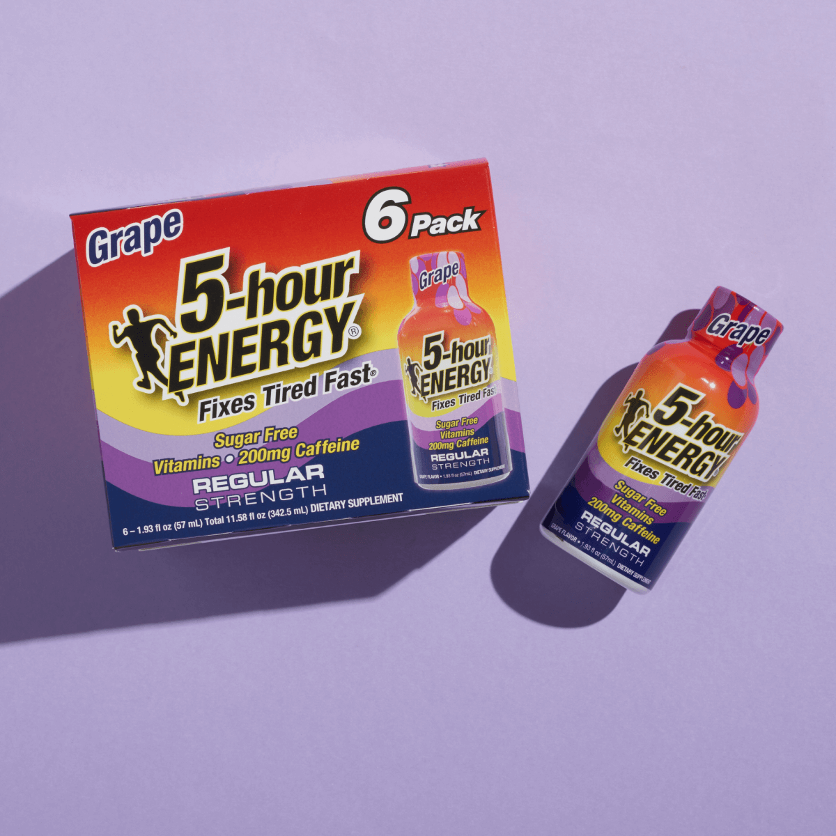 Grape Flavor Regular Strength 5-hour ENERGY Shots