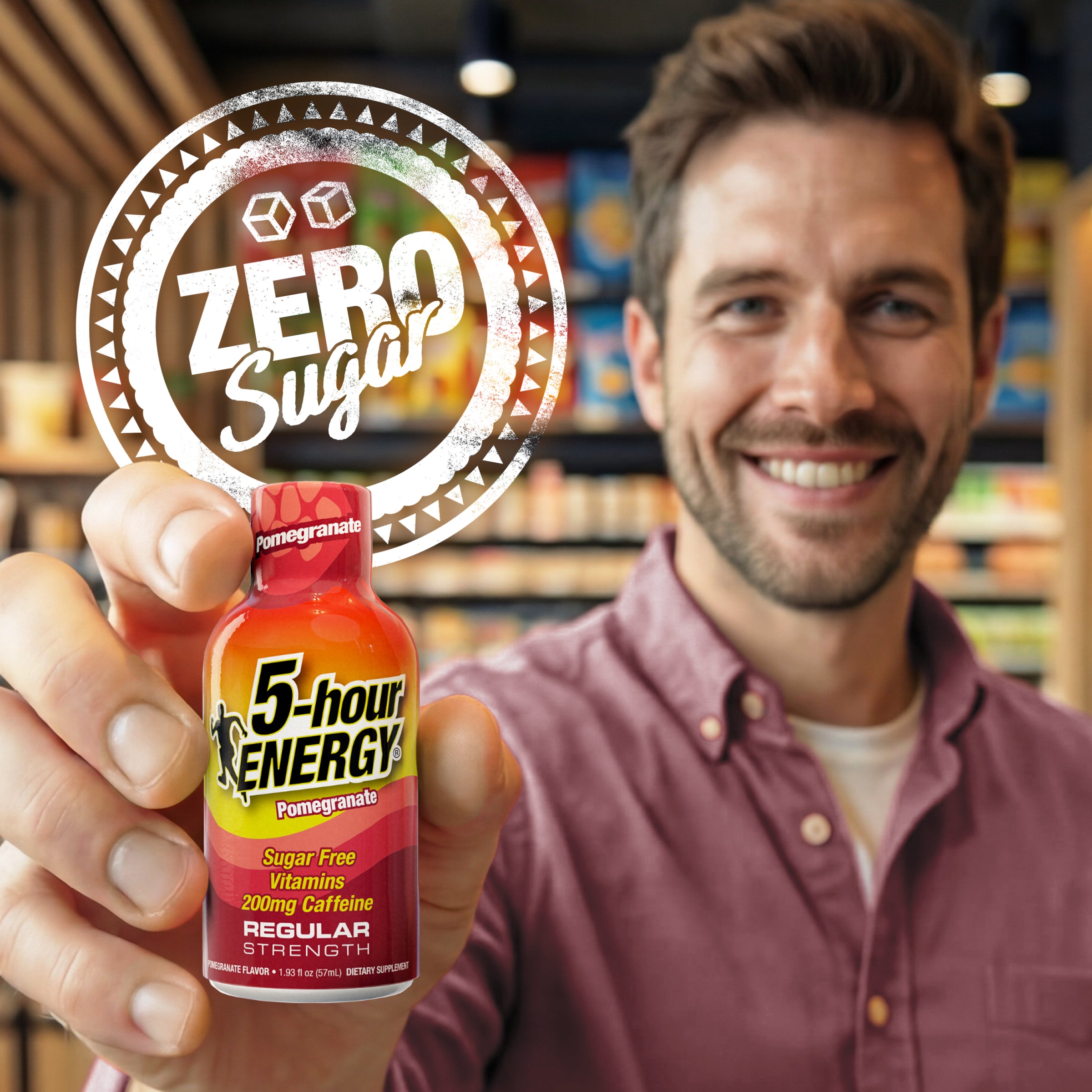 5-hour ENERGY Regular Strength Shots, Pomegranate Flavor, 1.93 Fl Oz, 24 Pack