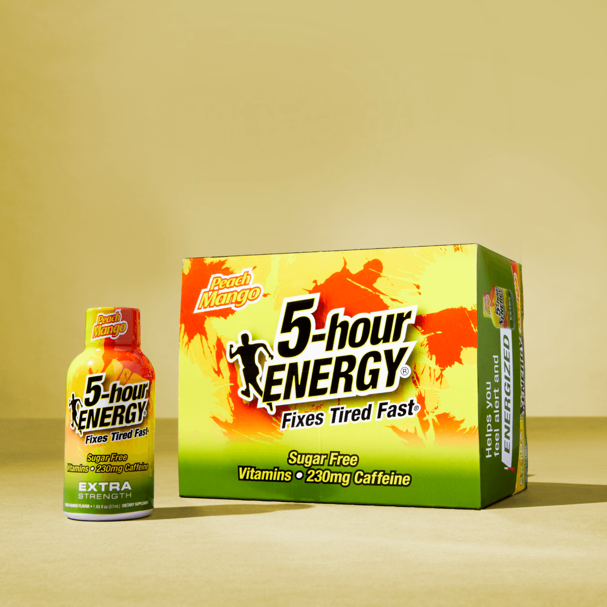 12-Pack Peach Mango Flavor Extra Strength 5-hour ENERGY Shots