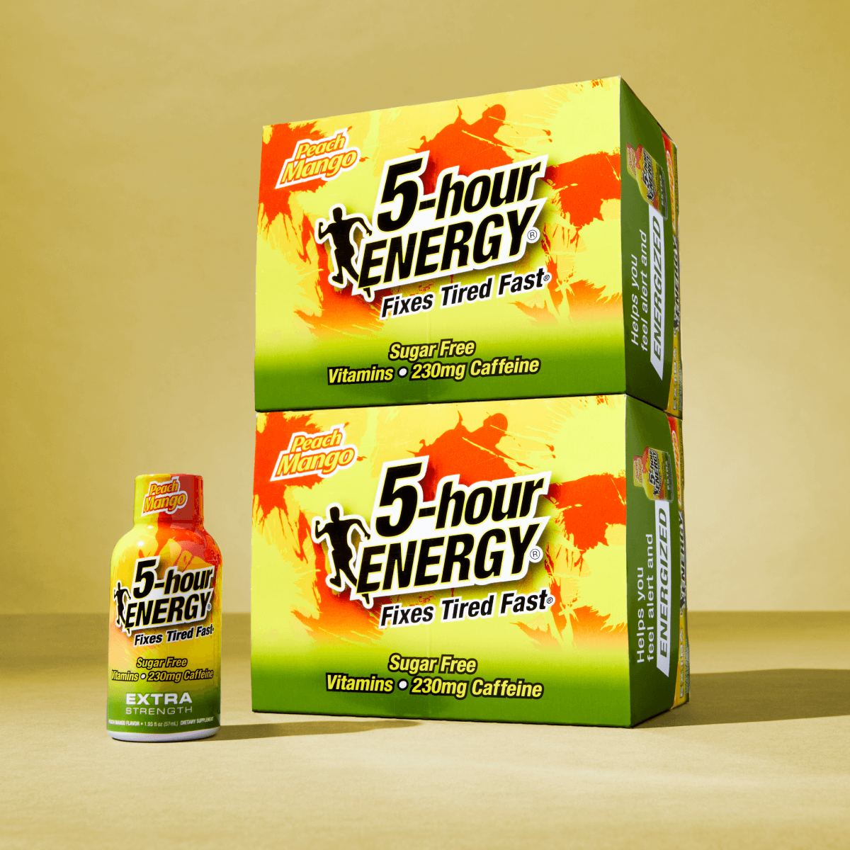 12-Pack Peach Mango Flavor Extra Strength 5-hour ENERGY Shots