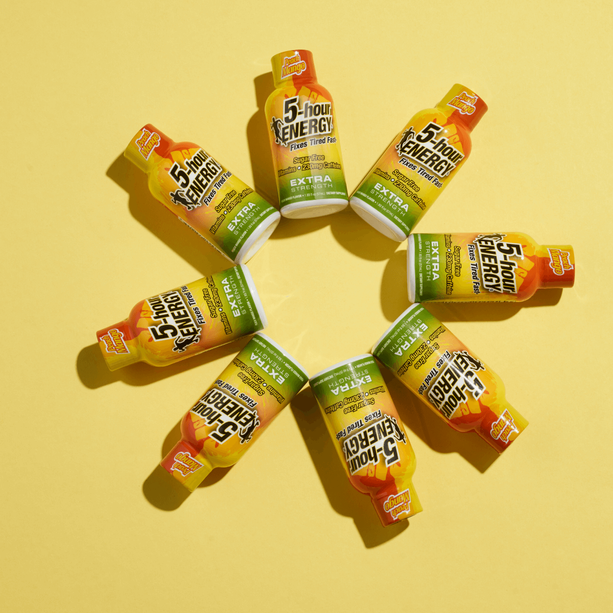 Peach Mango Flavor Extra Strength 5-hour ENERGY Shots