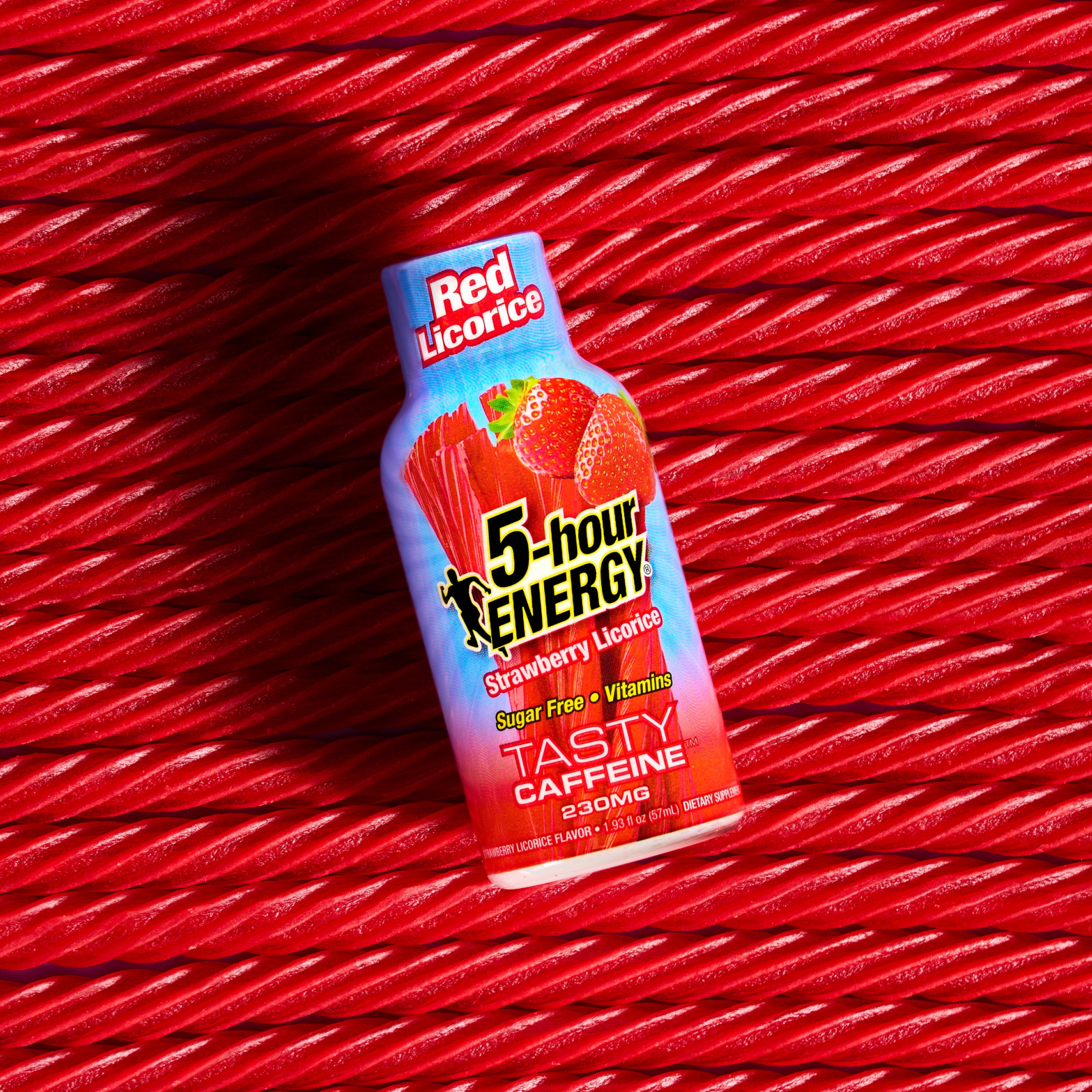 5-hour ENERGY Extra Strength Shots, Red Licorice Flavor, 1.93 Fl Oz, 24 Pack