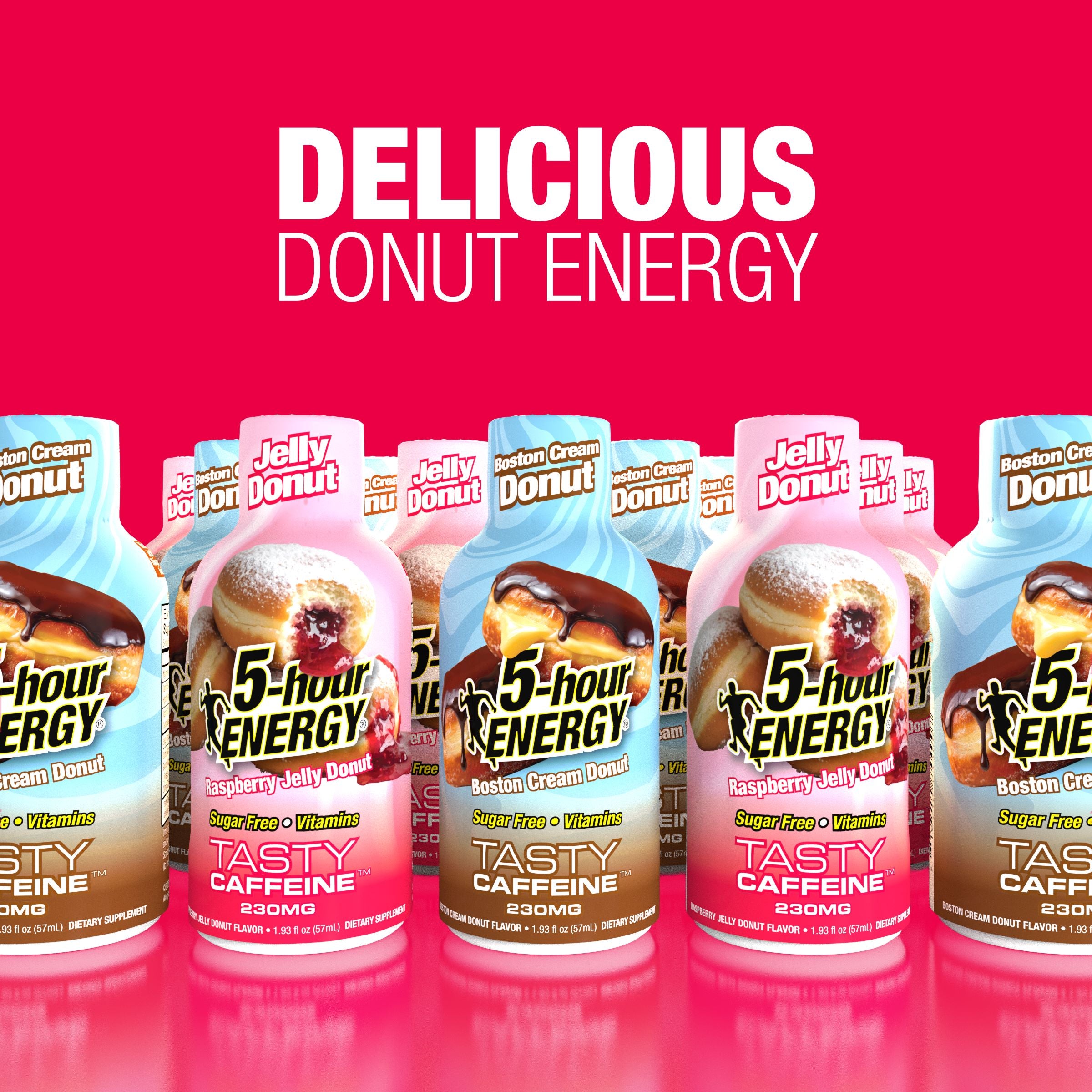 5-hour ENERGY Extra Strength Shots, Jelly Donut Flavor, 1.93 Fl Oz, 12 Pack