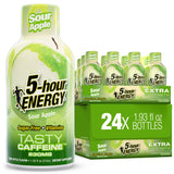 24 Pack 5-hour ENERGY Extra Strength Shots, Sour Apple Flavor Flavor, 1.93 Fl Oz