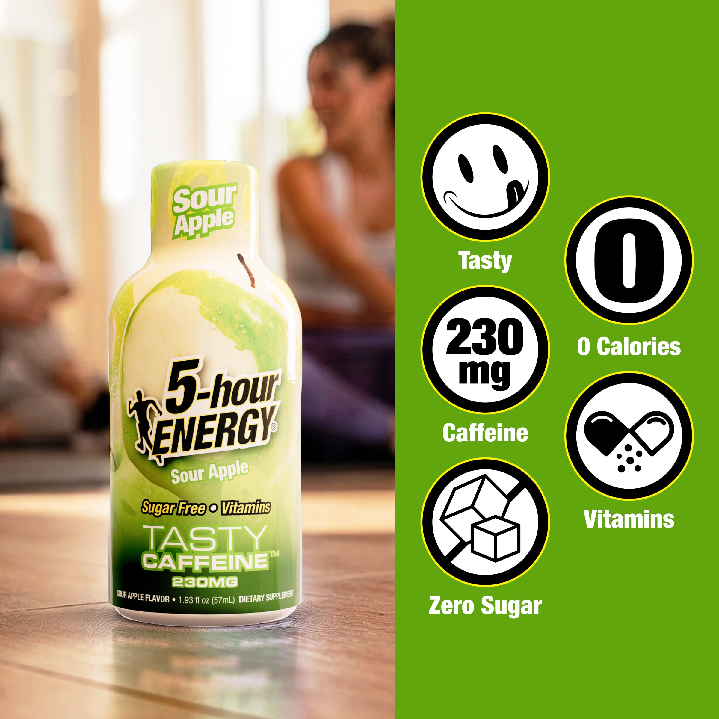 Sour Apple Flavor Extra Strength 5-hour ENERGY Shots