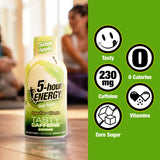 24 Pack 5-hour ENERGY Extra Strength Shots, Sour Apple Flavor Flavor, 1.93 Fl Oz
