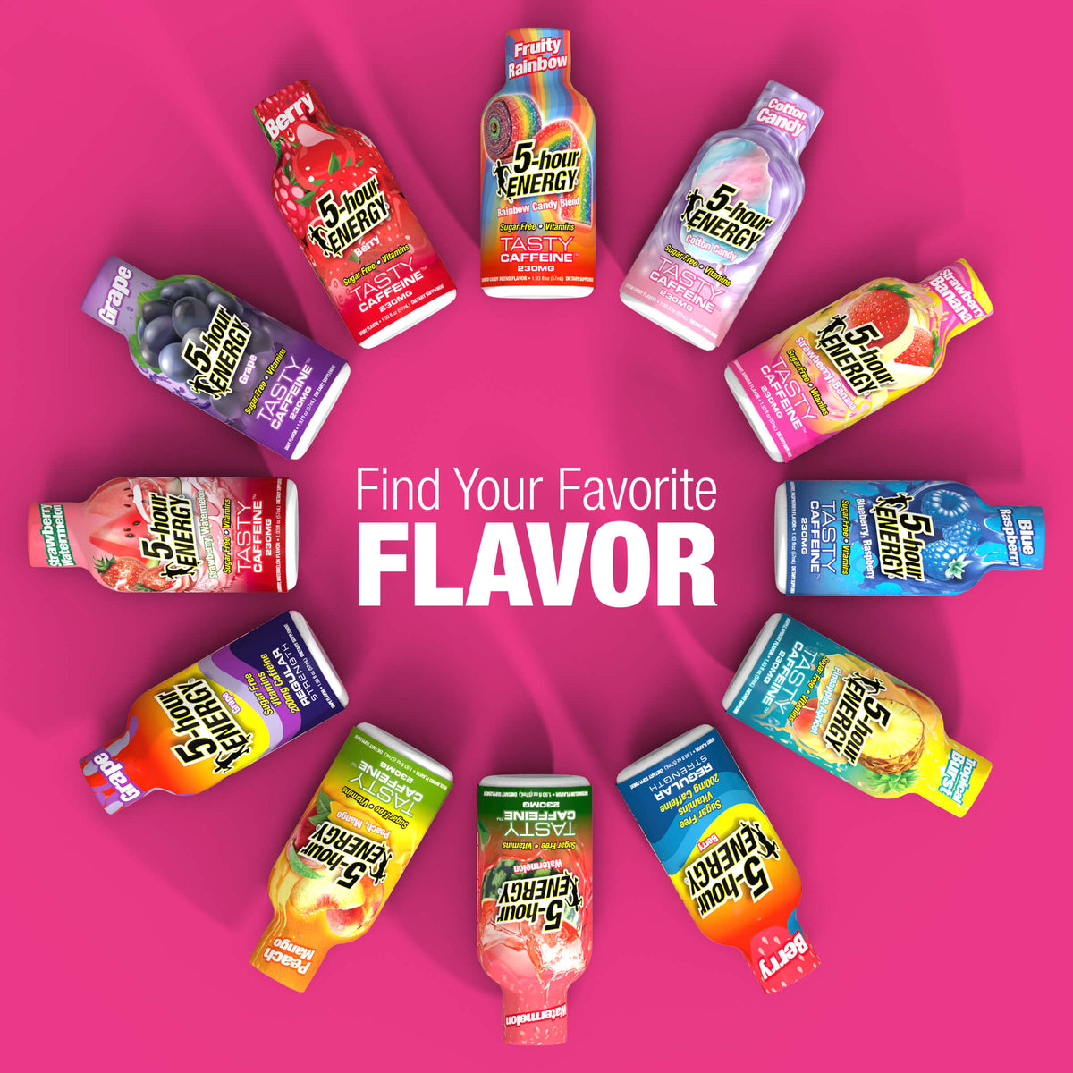 24 Pack 5-hour ENERGY Extra Strength Shots, Strawberry Banana Flavor Flavor, 1.93 Fl Oz
