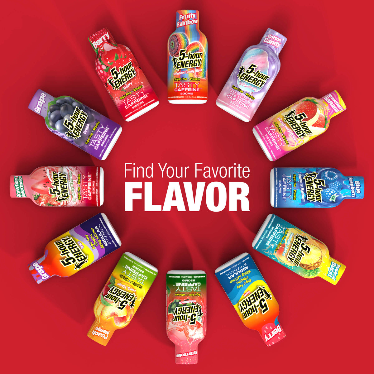 24 Pack 5-hour ENERGY Extra Strength Shots, Strawberry Watermelon Flavor Flavor, 1.93 Fl Oz