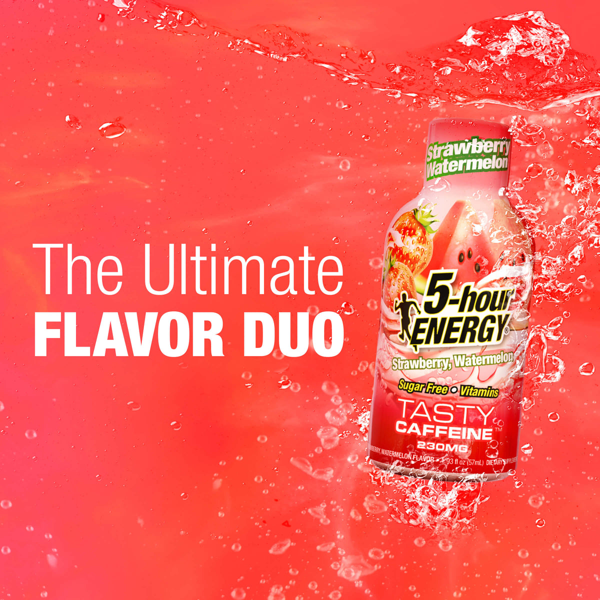 24 Pack 5-hour ENERGY Extra Strength Shots, Strawberry Watermelon Flavor Flavor, 1.93 Fl Oz
