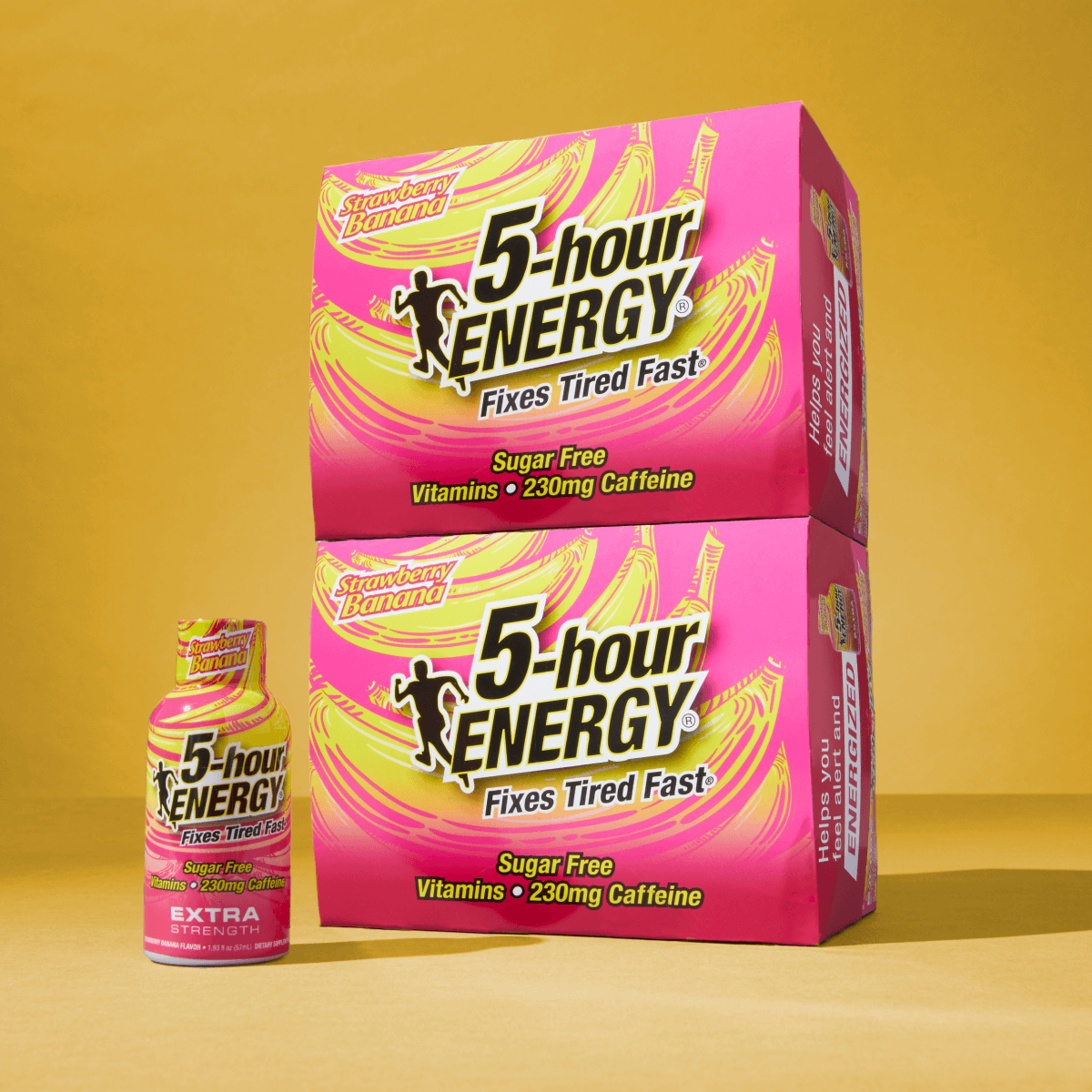 Strawberry Banana Flavor Extra Strength 5-hour ENERGY Shots