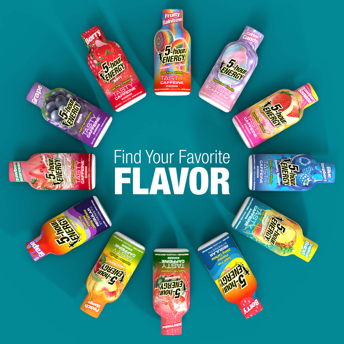 24 Pack 5-hour ENERGY Extra Strength Shots, Tropical Burst Flavor Flavor, 1.93 Fl Oz